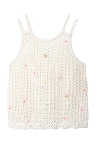 Débardeur en crochet - Ecru