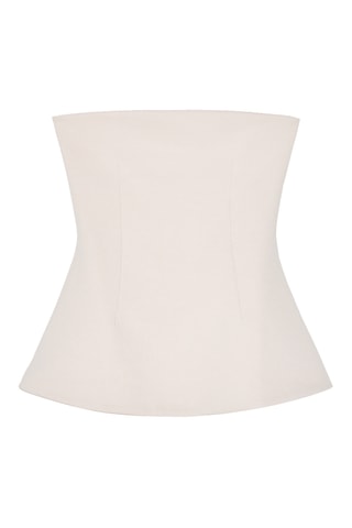 Top bustier - Beige