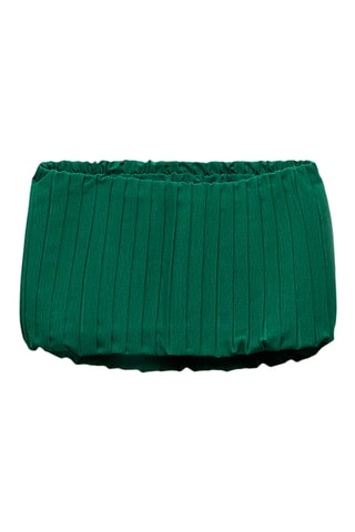 Crop top bustier - Vert
