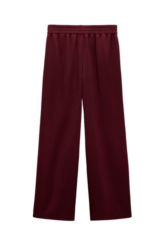 Pantalon wide legs - Bordeaux