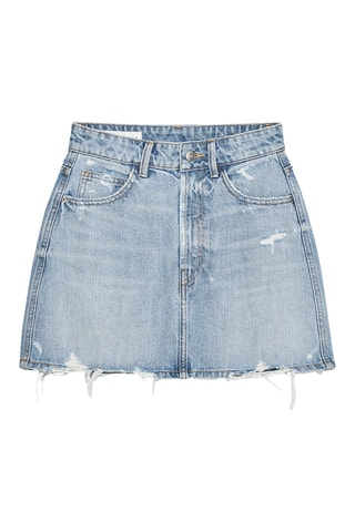 Minijupe en jean - Bleu