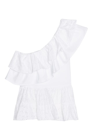 Top asymétrique - Blanc