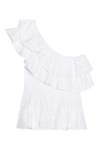Top asymétrique - Blanc
