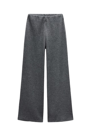 Pantalon large - Gris
