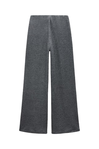 Pantalon large - Gris