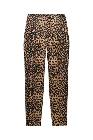 Pantalon taille haute - Beige