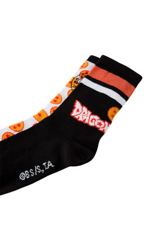 2 paires de chaussettes Dragon Ball Super - Blanc et noir