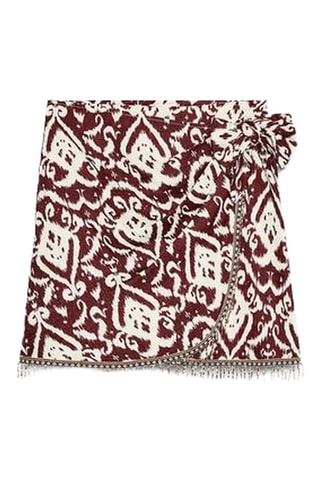 Jupe-short - Bordeaux