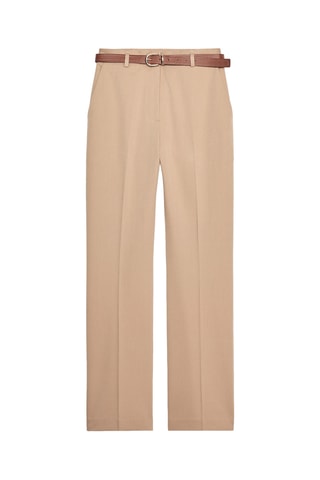 Pantalon droit - Beige