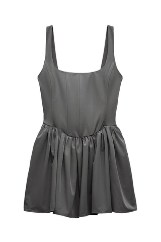 Robe patineuse - Gris foncé