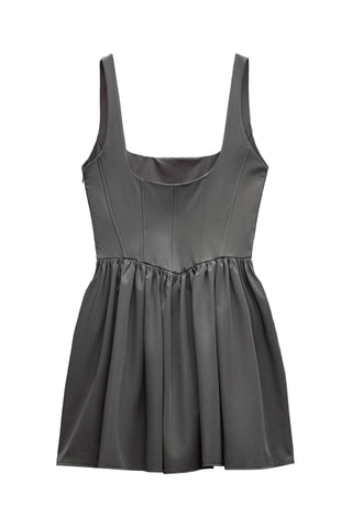 Robe patineuse - Gris foncé