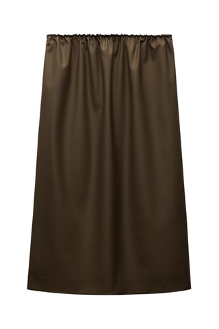 Jupe midi - Kaki