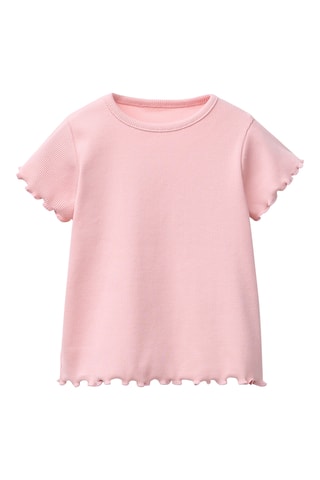 2 t-shirts - Rose et blanc