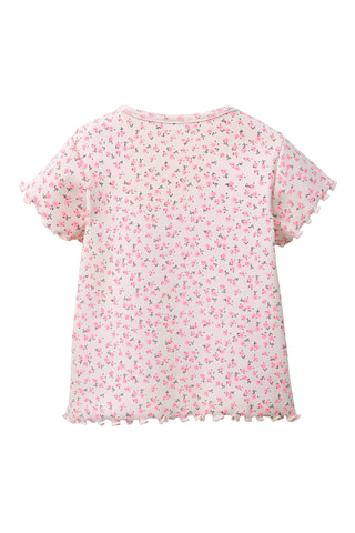 2 t-shirts - Rose et blanc