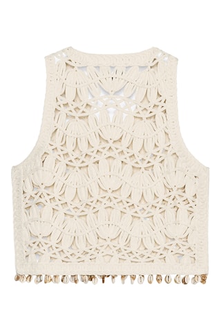 Gilet sans manches - Blanc