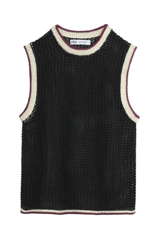 Pull sans manches - Noir