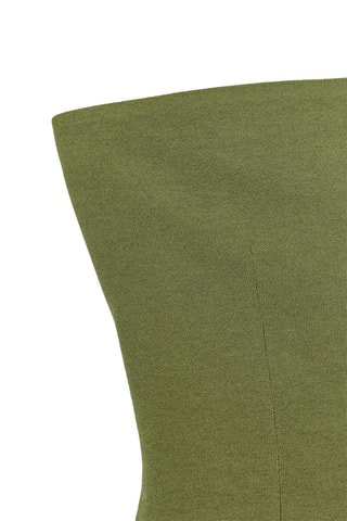 Top bustier - Vert olive