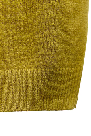 Top et écharpe en laine - Vert olive
