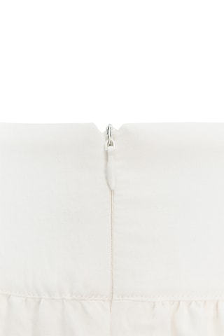 Jupe midi - Blanc