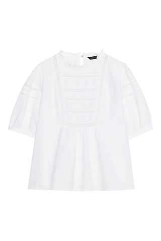 Blouse en ramie - Blanc