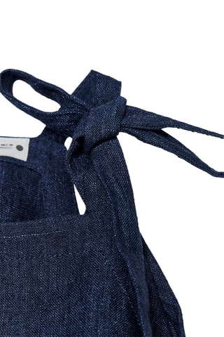 Top en lin - Bleu marine