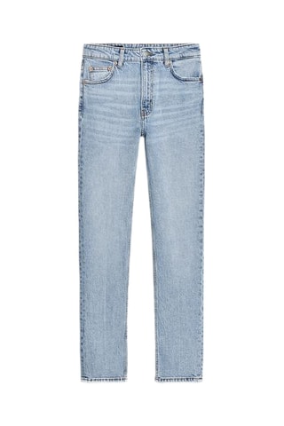 Jean relaxed taille haute - Ciel