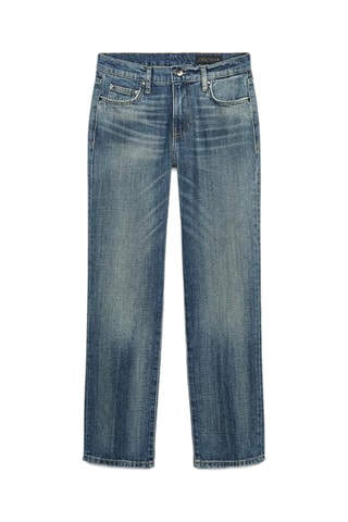 Jean straight - Bleu pétrole
