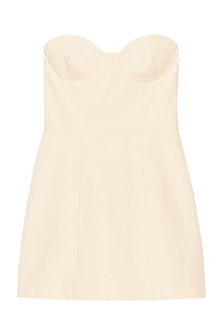 Robe bustier - Jaune