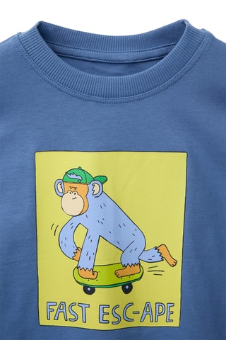 T-shirt - Bleu pétrole
