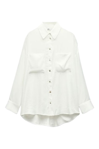 Chemisier oversize - Blanc