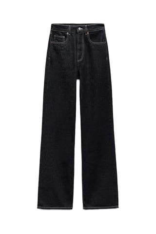 Jean wide legs taille haute - Noir