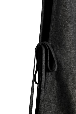 Top en lin - Noir