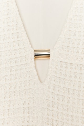 Robe midi - Beige