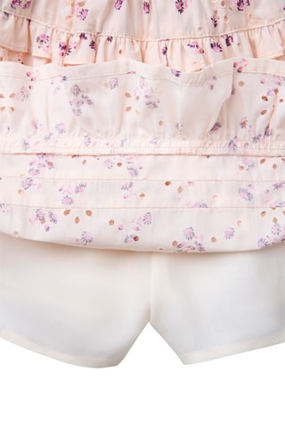 Jupe en broderie anglaise - Beige