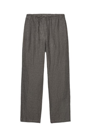 Pantalon en lin - Anthracite