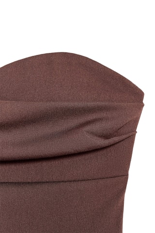 Top bustier - Marron
