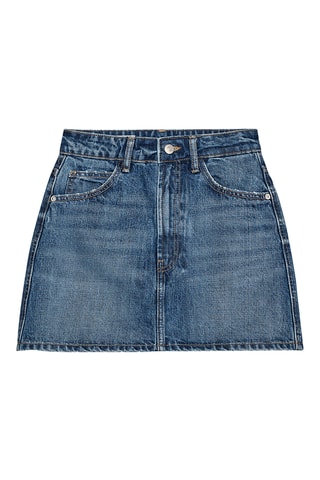 Minijupe en jean - Bleu