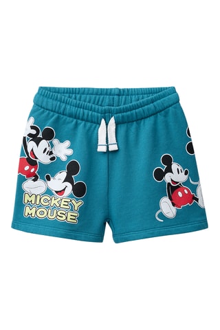 Short Mickey Disney - Bleu canard
