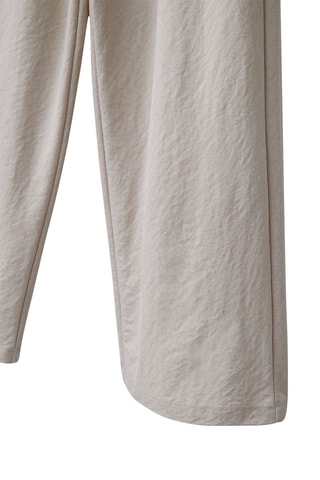 Pantalon wide legs - Gris clair