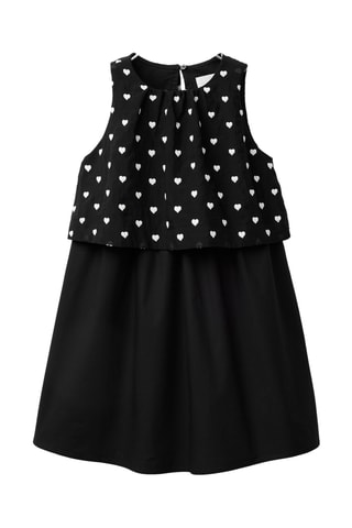 Robe trompe-l’œil - Noir