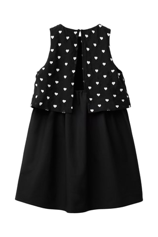 Robe trompe-l’œil - Noir
