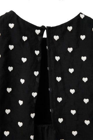 Robe trompe-l’œil - Noir