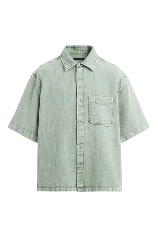 Chemise en jean - Vert clair