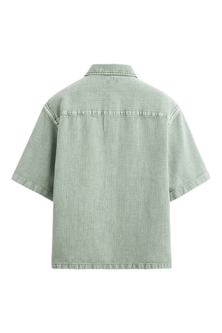 Chemise en jean - Vert clair
