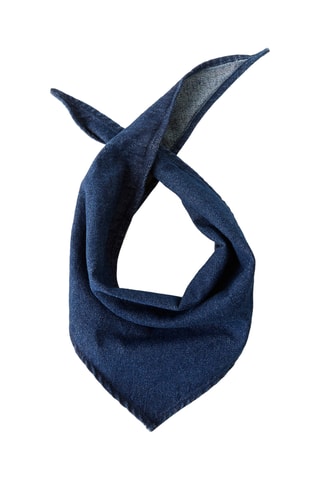 Foulard en jean - Bleu marine
