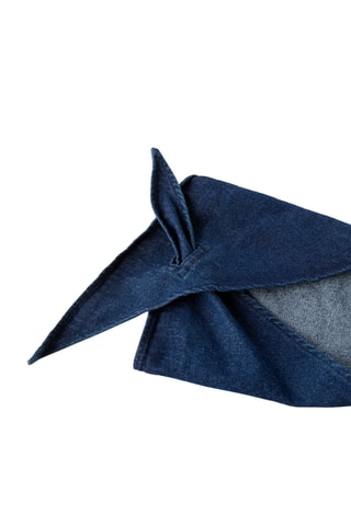 Foulard en jean - Bleu marine