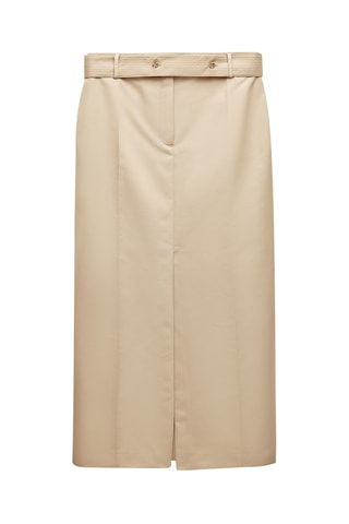 Jupe droite - Beige
