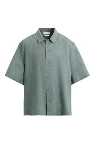 Chemise en lin - Vert