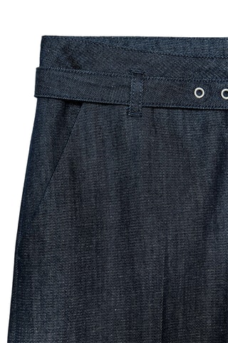 Jean wide legs - Bleu marine
