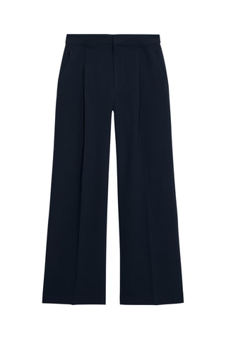 Pantalon large - Bleu marine